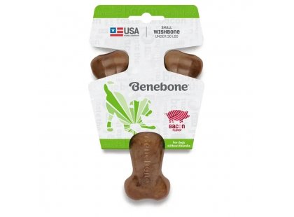 Фото - Benebone Wishbone Bacon жувальна іграшка для собак ВИЛОЧКОВА КІСТКА, смак БЕКОНУ іграшки Benebone Wishbone Bacon жувальна іграшка для собак ВИЛОЧКОВА КІСТКА, смак БЕКОНУ