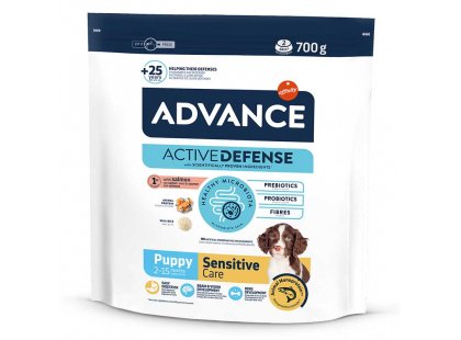 Фото - сухий корм Advance (Едванс) Dog Puppy Sensitive - корм для цуценят з чутливим травленням (лосось та рис)