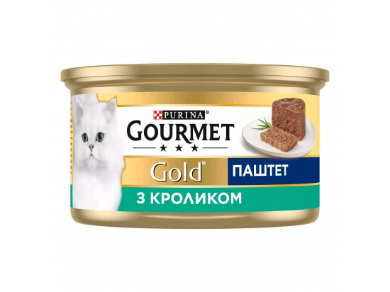 Фото - влажный корм (консервы) Gourmet Gold (Гурме Голд) паштет с кроликом