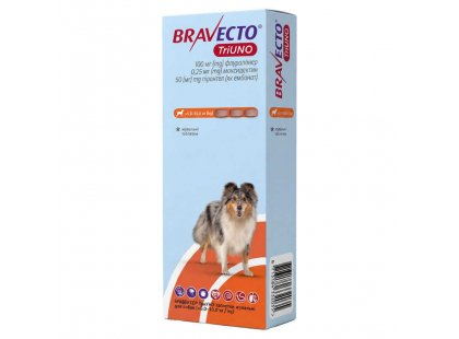 Фото 5 -  от блох и клещей Bravecto (Бравекто) TRIUNO жевательные таблетки от блох, клещей и гельминтов для собак