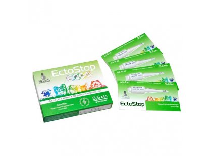 Фото 2 -  от блох и клещей Modes EctoStop капли на холку от блох, клещей и гельминтов для собак