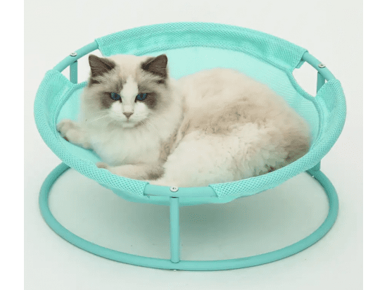 Фото - спальные места, лежаки, домики Misoko&Co (Мисоко и Ко) Pet Bed Round складной круглый лежак для животных, МЯТНЫЙ