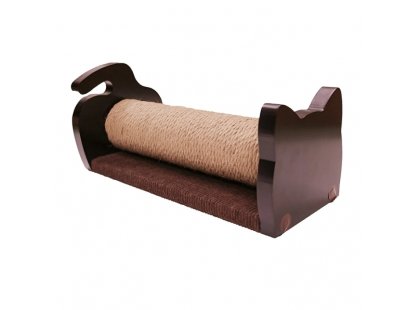 Фото 2 -  когтерезы CattyMan Scratching Rolling Post когтеточка для кошек, вращающийся столбик с каркасом