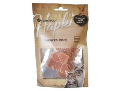 Фото - Flamingo Лакомство для кошек ЛОСОСЕВЫЕ РОЛЫ лакомства Flamingo Лакомство для кошек ЛОСОСЕВЫЕ РОЛЫ
