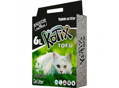 Фото - Kotix TOFU СОЕВЫЙ наполнитель для кошачьего туалета, carbon наполнители Kotix TOFU СОЕВЫЙ наполнитель для кошачьего туалета, carbon