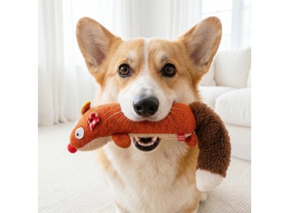 Фото 5 -  іграшки Collar WAUDOG Fun Plush іграшка для собак із пищалкою ЛИСИЦЯ
