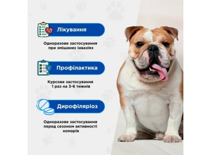 Фото 7 -  от блох и клещей Modes Квадромидас таблетки от блох, клещей и гельминтов для собак