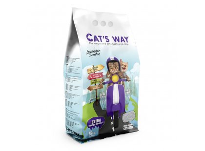 Фото - Cats Way (Кетс Вей) Lavander грудкуючий наповнювач для котячого туалету з АРОМАТОМ ЛАВАНДИ, фіолетовий наповнювачі Cats Way (Кетс Вей) Lavander грудкуючий наповнювач для котячого туалету з АРОМАТОМ ЛАВАНДИ, фіолетовий