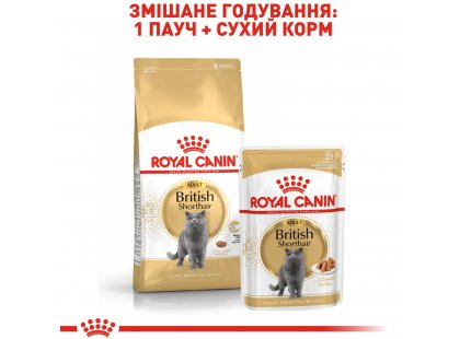 Фото - сухой корм Royal Canin BRITISH SHORTHAIR (БРИТАНСКАЯ КОРОТКОШЕРСТНАЯ) корм для кошек