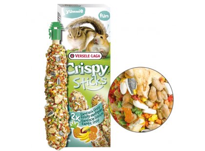Фото - Versele-Laga Crispy Sticks Exotic Fruit лакомство для хомяков и белок ФРУКТЫ лакомства Versele-Laga Crispy Sticks Exotic Fruit лакомство для хомяков и белок ФРУКТЫ