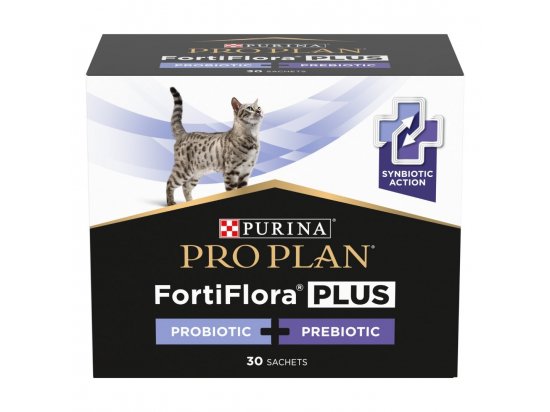 Фото - пробиотики Purina Pro Plan (Пурина Про План) FortiFlora Plus  (ФортиФлора) пробиотик и пребиотик для поддержания микрофлоры кошек и котят