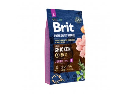 Фото 4 -  сухий корм Brit Premium Junior Small S Chicken сухий корм для цуценят та молодих собак дрібних порід КУРКА