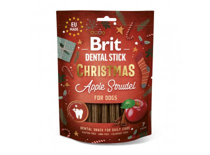 Фото - Brit Care Dental Stick Christmas Apple Strudel ласощі для собак РІЗДВЯНИЙ ЯБЛУЧНИЙ ШТРУДЕЛЬ ласощі Brit Care Dental Stick Christmas Apple Strudel ласощі для собак РІЗДВЯНИЙ ЯБЛУЧНИЙ ШТРУДЕЛЬ