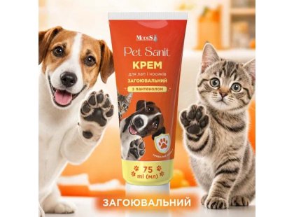 Фото 2 -  для лап Modes Pet Sanit крем для лап и носиков с пантенолом, заживляющий для животных