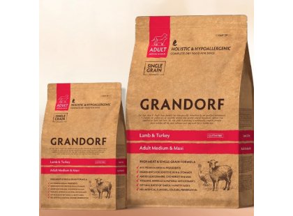 Фото - Grandorf (Грандорф) Lamb & Turkey Adult Medium & Maxi Breeds сухой корм для собак средних и крупных пород ЯГНЕНОК И ИНДЕЙКА сухой корм Grandorf (Грандорф) Lamb & Turkey Adult Medium & Maxi Breeds сухой корм для собак средних и крупных пород ЯГНЕНОК И ИНДЕЙКА