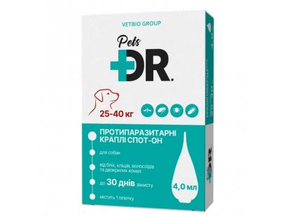 Фото 4 -  від бліх та кліщів Dr.Pets (Доктор Петс) спот-он краплі від бліх, кліщів для собак