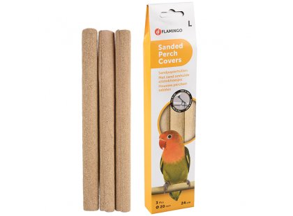 Фото 2 -  клітки та аксесуари Flamingo (Фламінго) SANDED PERCH COVERS Жердка з піщаним покриттям для птахів