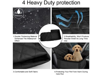 Фото 7 -  аксессуары в авто Senful автокресло для собак и котов со страховочным поводком