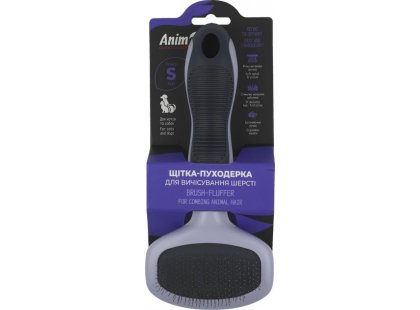 Фото 8 -  фурмінатори, пуходерки AnimAll Щітка-пуходерка для собак і котів