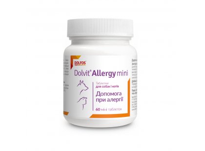 Фото - Dolfos (Дольфос) DOLVIT ALLERGY (ДОВВІТ АЛЕРДЖІ) таблетки при алергії у собак та котів, 90 табл від алергії Dolfos (Дольфос) DOLVIT ALLERGY (ДОВВІТ АЛЕРДЖІ) таблетки при алергії у собак та котів, 90 табл