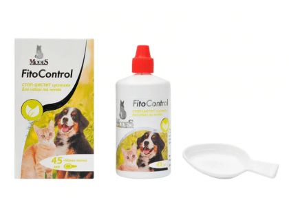 Фото 3 -  для сечостатевої системи (урологія та репродукція) Modes Fito Control Стоп-Цистит суспензія для котів і собак