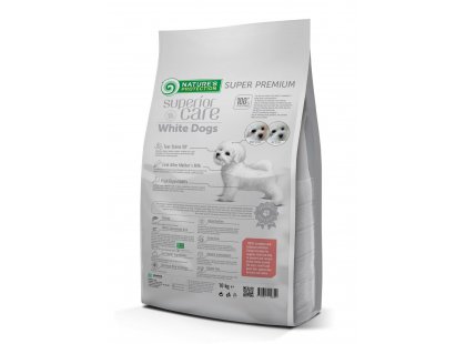 Фото 4 -  сухий корм Natures Protection GRAIN FREE WHITE COAT STARTER SALMON & KRILL корм для цуценят до 4 місяців з білою шерстю ЛОСОСЬ і КРІЛЬ