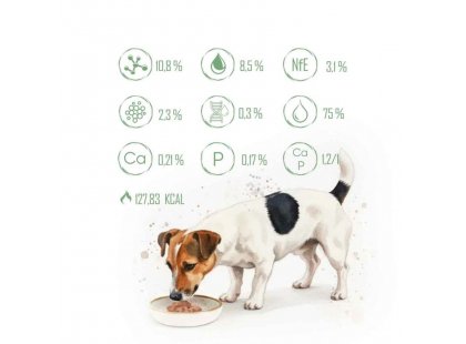 Фото 4 -  влажный корм (консервы) Baskerville Holistic Active консервы для активных собак ГОВЯДИНА