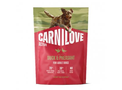 Фото 2 -  сухой корм Carnilove Active Duck & Pheasant cухой беззерновой корм для собак УТКА и ФАЗАН