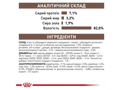 Фото 3 -  влажный корм (консервы) Royal Canin GASTROINTESTINAL FIBRE RESPONSE лечебный влажный корм для кошек при расстройствах пищеварения