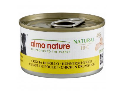 Фото - Almo Nature HFC NATURAL CHICKEN DRUMSTICK консервы для собак КУРИНАЯ ГОЛЕНЬ влажный корм (консервы) Almo Nature HFC NATURAL CHICKEN DRUMSTICK консервы для собак КУРИНАЯ ГОЛЕНЬ