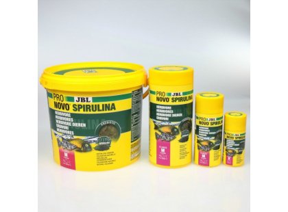 Фото 7 -  корм для риб JBL ProNovo Spirulina Flakes корм спіруліна для акваріумних риб