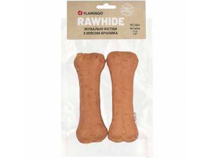 Фото 2 -  ласощі Flamingo Ласощі для собак ЖУВАЛЬНІ КІСТОЧКИ З М'ЯСОМ КРОЛИКА