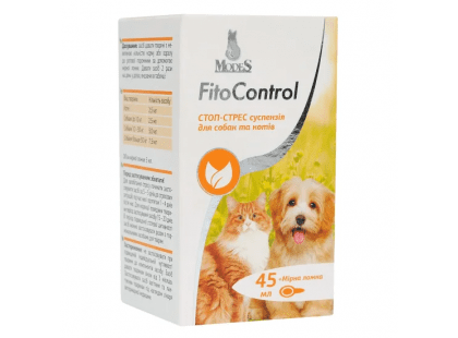 Фото - Modes Fito Control Стоп-Стрес суспензія для котів і собак для нервової системи (від стресу) Modes Fito Control Стоп-Стрес суспензія для котів і собак