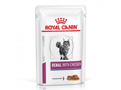 Фото - Royal Canin RENAL CHICKEN лікувальні консерви для кішок з нирковою недостатністю ветеринарні корми Royal Canin RENAL CHICKEN лікувальні консерви для кішок з нирковою недостатністю