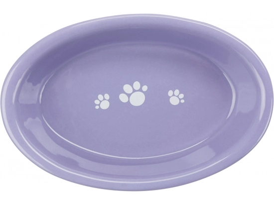 Фото - миски, поилки, фонтаны Trixie Cat Ceramic Bowl - Миска керамическая овальная (24495)