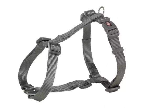 Фото - амуниция Trixie Premium H-Harness шлея для собак, нейлон, графитовый