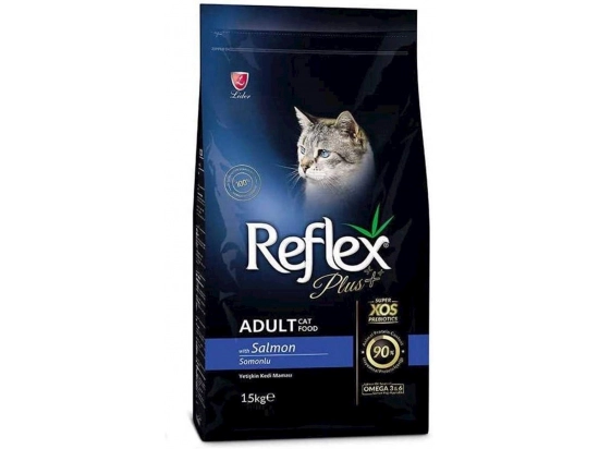 Фото - сухий корм Reflex Plus (Рефлекс Плюс) Adult Salmon корм для кішок, з лососем