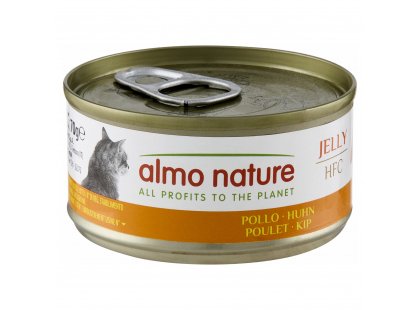 Фото - Almo Nature HFC JELLY CHICKEN консервы для кошек КУРИЦА, желе влажный корм (консервы) Almo Nature HFC JELLY CHICKEN консервы для кошек КУРИЦА, желе