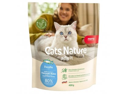 Фото 2 -  сухой корм Mera Nurture Adult Trout сухой корм для кошек ФОРЕЛЬ