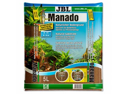 Фото 5 -  грунт JBL Manado натуральный грунт для пресноводных аквариумов