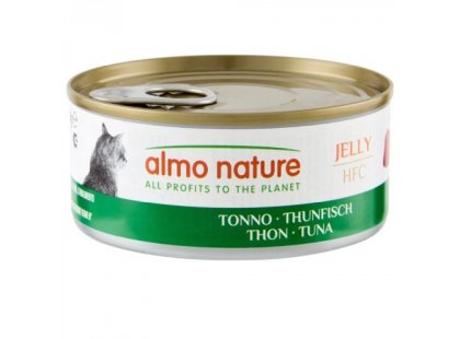 Фото - Almo Nature HFC Jelly Tuna влажный корм для кошек ТУНЕЦ влажный корм (консервы) Almo Nature HFC Jelly Tuna влажный корм для кошек ТУНЕЦ