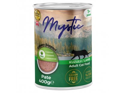 Фото 2 -  влажный корм (консервы) Mystic Cat Lamb Pate влажный корм для кошек, ЯГНЕНОК, паштет