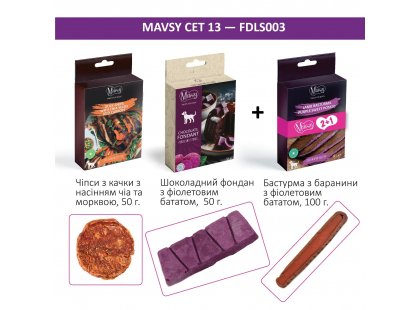 Фото 2 -  лакомства Mavsy Freeze dried+ Refined jerky набор лакомств для собак №13