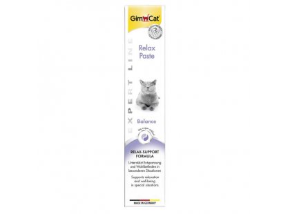 Фото 3 -  седативні препарати (заспокійливі) Gimcat Expert Line RELAX Паста антистрес для котів