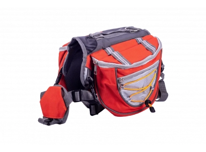 Фото - Voyager Pet Lovoyager Dog Bagpack сумка-седло для собак, красный амуниция Voyager Pet Lovoyager Dog Bagpack сумка-седло для собак, красный