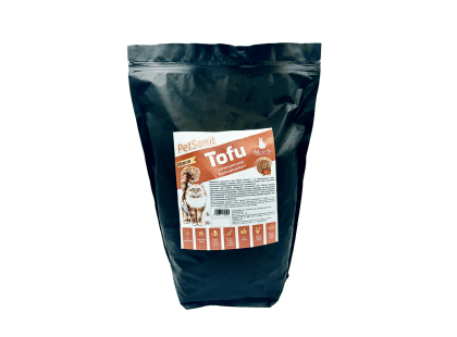 Фото 3 -  наполнители Modes PetSanit Premium Tofu соевый наполнитель для кошачьего туалета ПЕРСИК