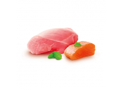 Фото 8 -  сухой корм Home Food (Хоум Фуд) Cat Adult Turkey & Salmon полнорационный корм для кошек здоровая кожа и блеск шерсти ИНДЕЙКА и ЛОСОСЬ