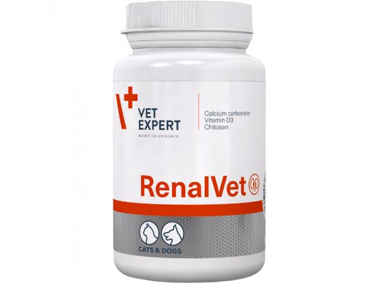 Фото - для почек VetExpert (ВетЭксперт) RenalVet (РеналВет) пищевая добавка для поддержания функции почек у кошек и собак