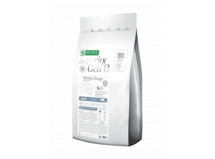 Фото 6 -  сухой корм Natures Protection GRAIN FREE WHITE DOGS ADULT FISH корм для взрослых собак маленьких и миниатюрных пород с белой шерстью БЕЛАЯ РЫБА