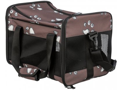 Фото 2 -  переноски, сумки, рюкзаки Trixie Adrina сумка-переноска для собак и кошек, коричневый (28894)